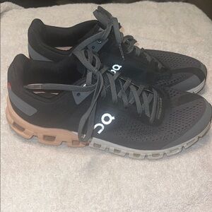 On Running  Women’s Grey and Tan Athletic Shoes